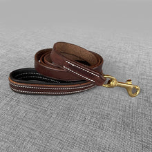 Charger l'image dans la galerie, Laisse marron et noire pour chien