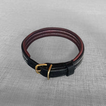 Charger l'image dans la galerie, Collier noir et marron pour chien