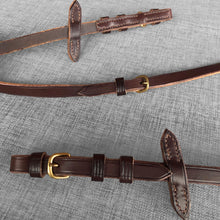 Charger l'image dans la galerie, Rênes précision avec arrêtoirs marron