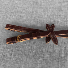 Charger l'image dans la galerie, Rênes précision avec arrêtoirs marron