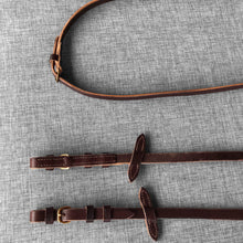 Charger l'image dans la galerie, Rênes précision avec arrêtoirs marron