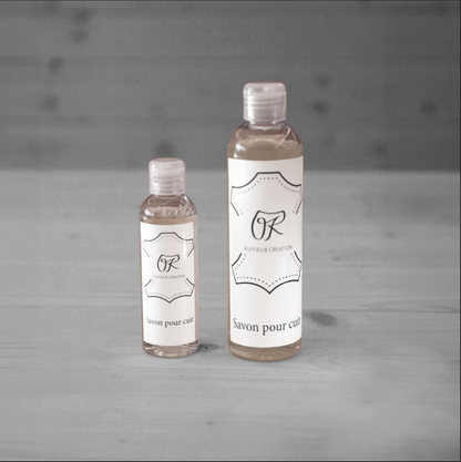 Savon pour cuir naturel — Nettoyant doux artisanal | Ruffieux Création