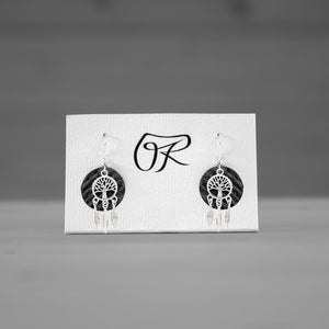 Boucles d'oreilles arbre de vie