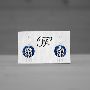 Boucles d'oreilles arbre de vie