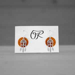 Boucles d'oreilles arbre de vie