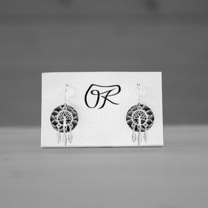 Boucles d'oreilles arbre de vie