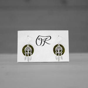 Boucles d'oreilles arbre de vie